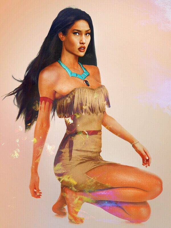 Pocahontas Real Life Disney Girls Esmeralda Jirka Vaatainen