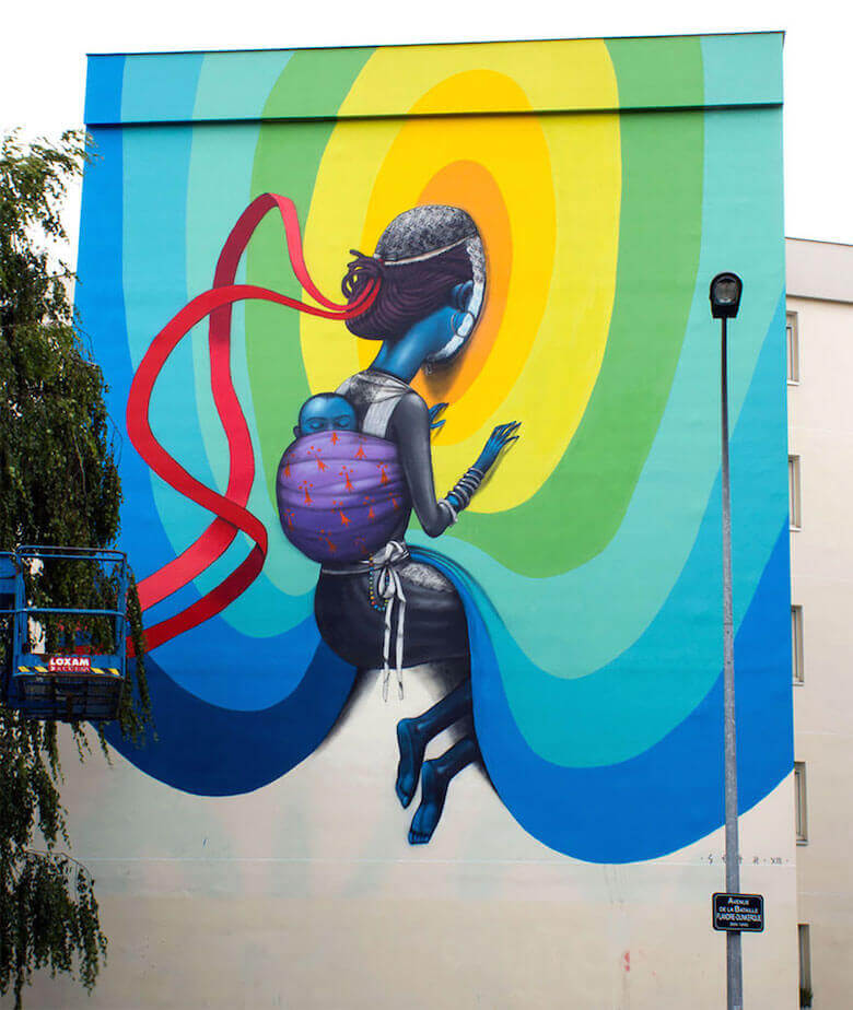 Street Art Mural Graffiti By Seth Globepainter Julien Malland