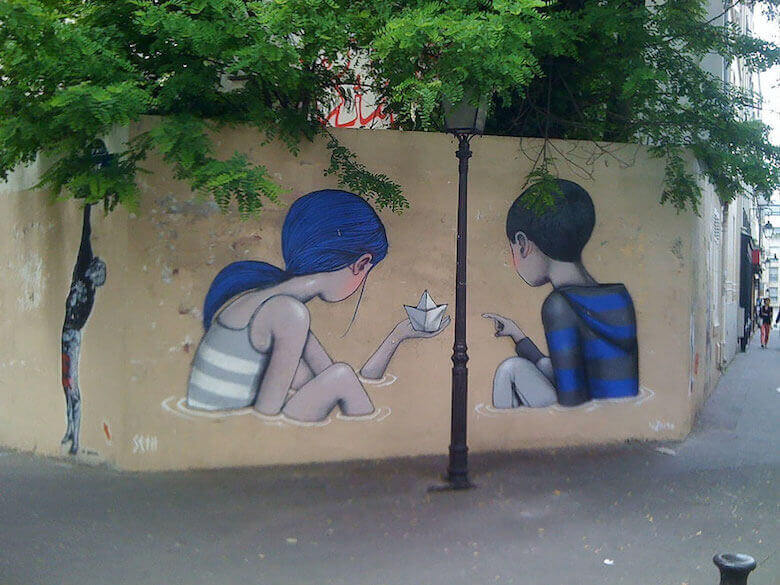 Street Art Mural Graffiti By Seth Globepainter Julien Malland