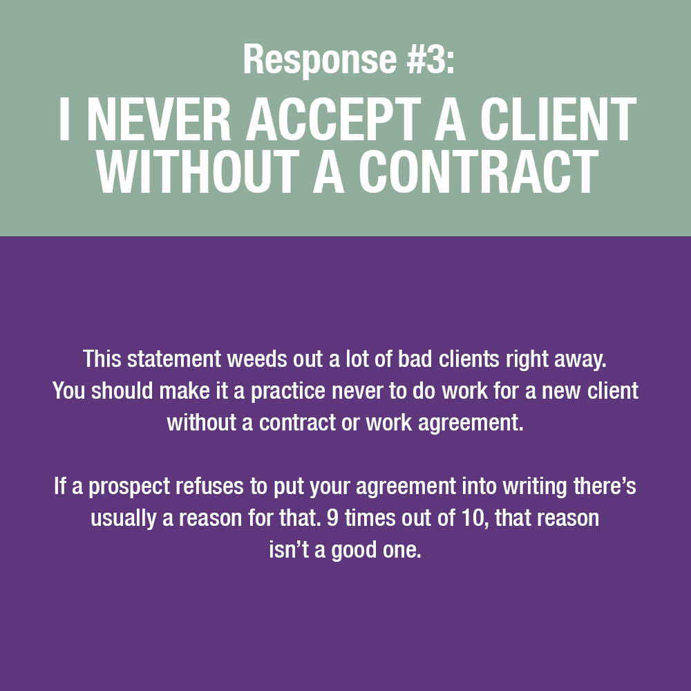 Say No to Bad Projects and Say No to Bad Clients