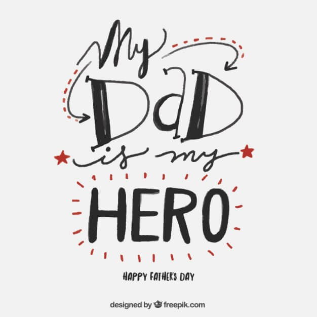 Free download fathers day vector