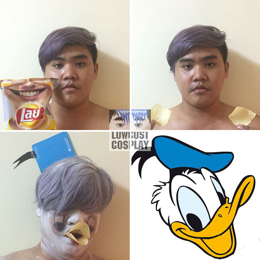 diy-low-cost-cosplay-anucha-saengchart-Donald Duck