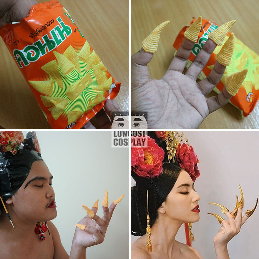 diy-low-cost-cosplay-anucha-saengchart-Low Cost Cosplay Beauty