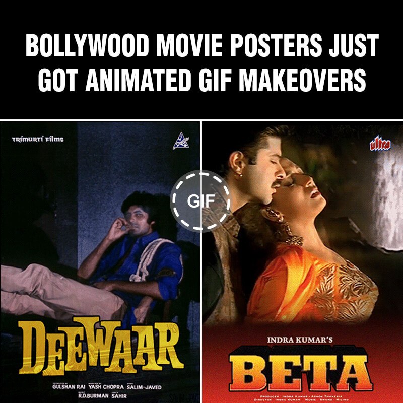 Bollywood Movie Posters Just Got Animated GIF Makeovers | CGfrog