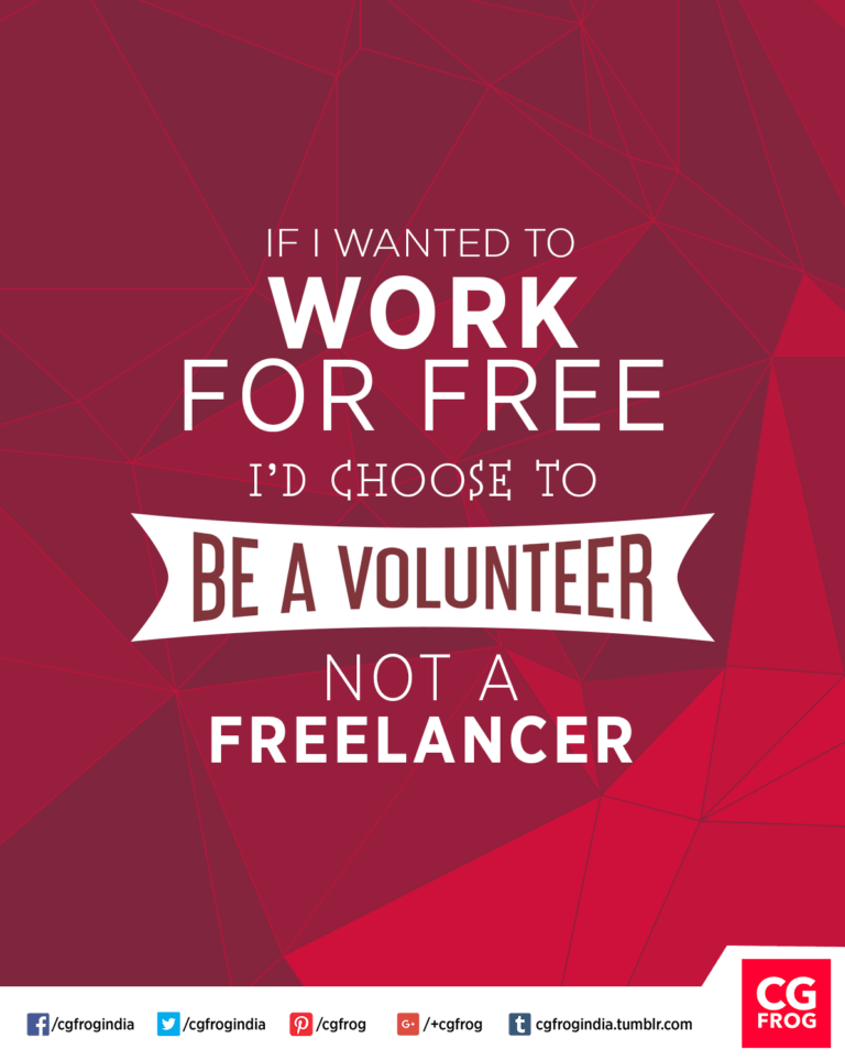 Freelance Work, Work for Free