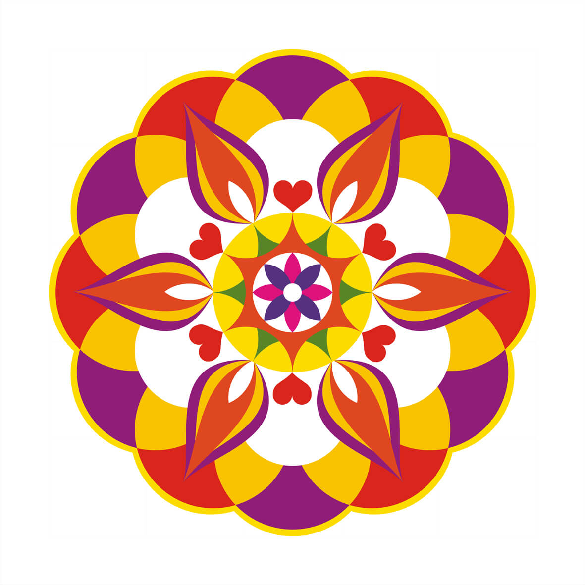 Beautiful Best Rangoli Design