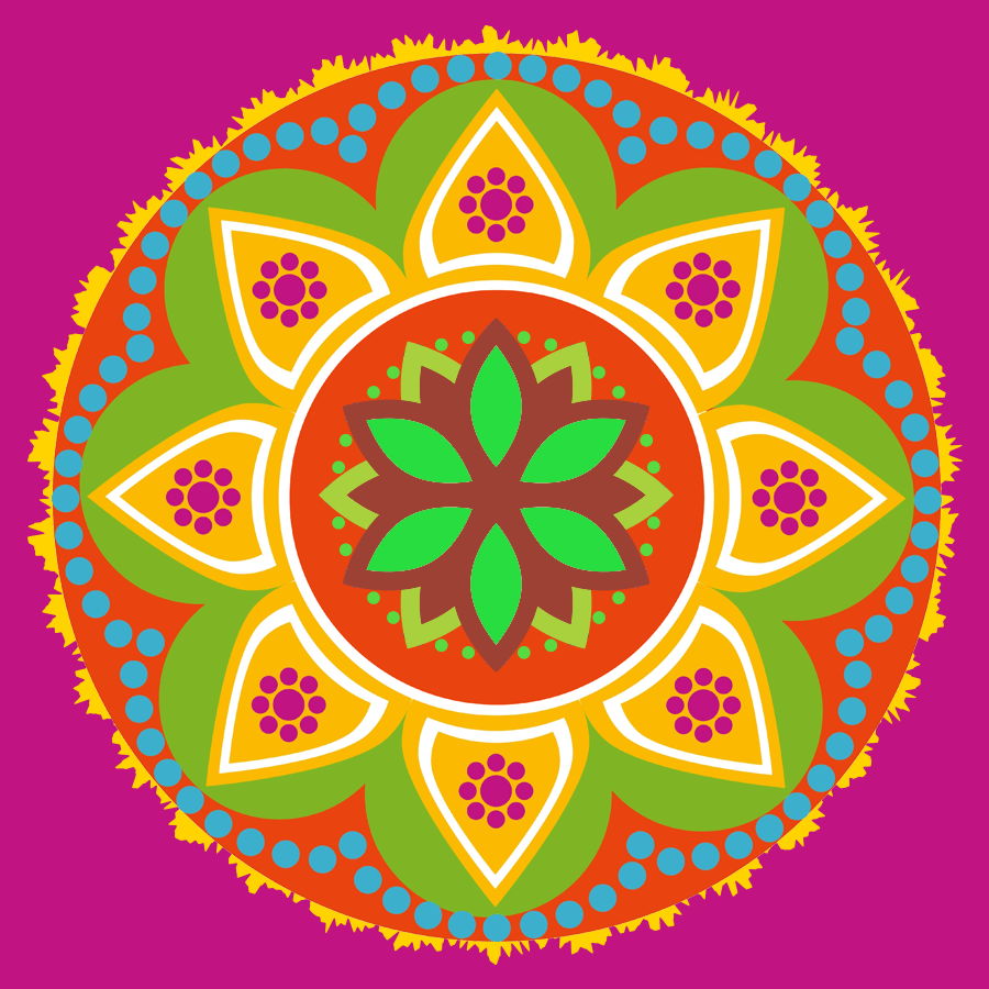 Best, Sobar and Simple Rangoli Designs for Diwali Festival | CGfrog