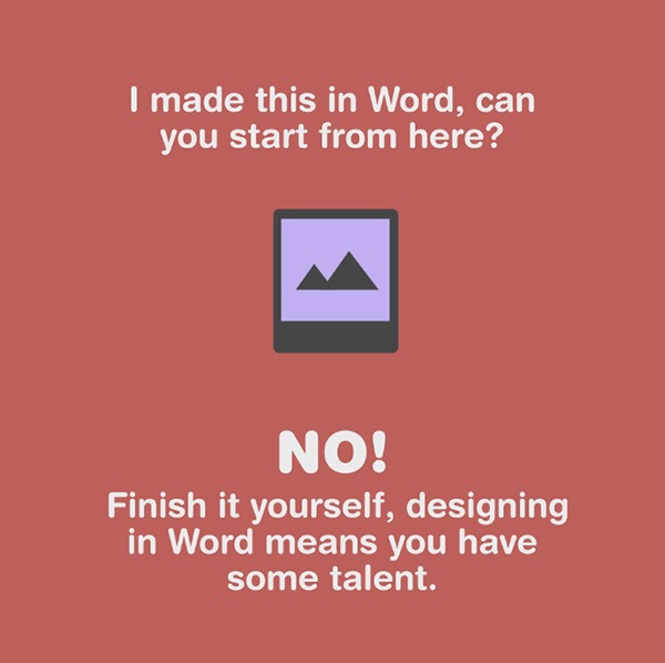 Graphic Designers Client Humor