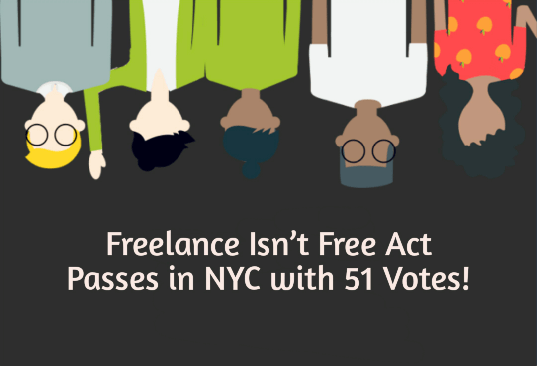 Freelance Isn’t Free Act Passes in new york