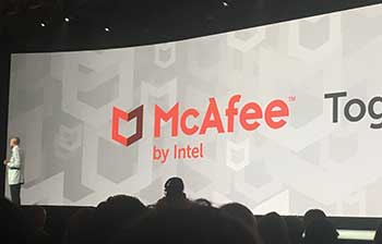 mcafee an intel company logo