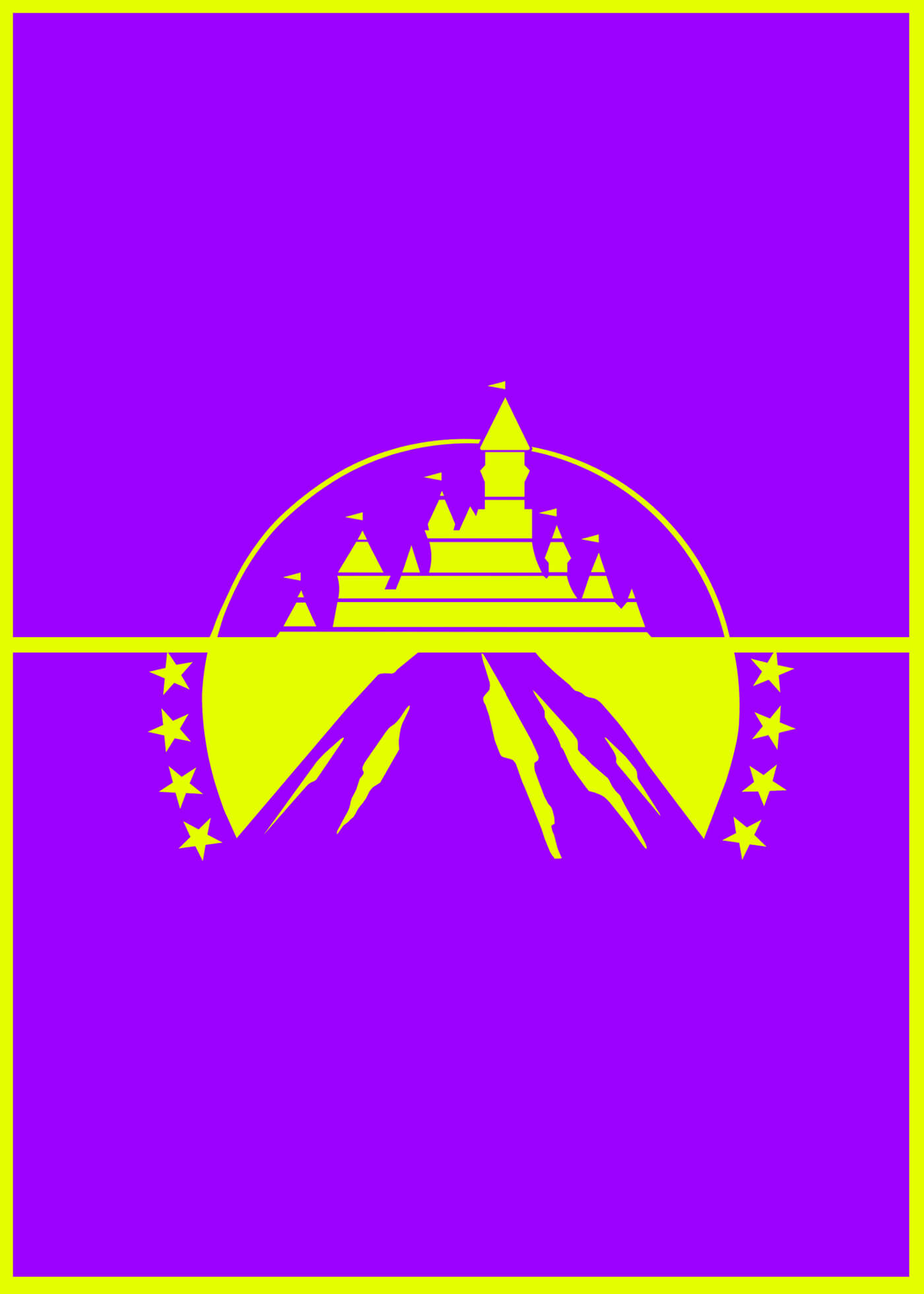 12 Disney Pictures + Paramount Pictures-Logo- Mashup