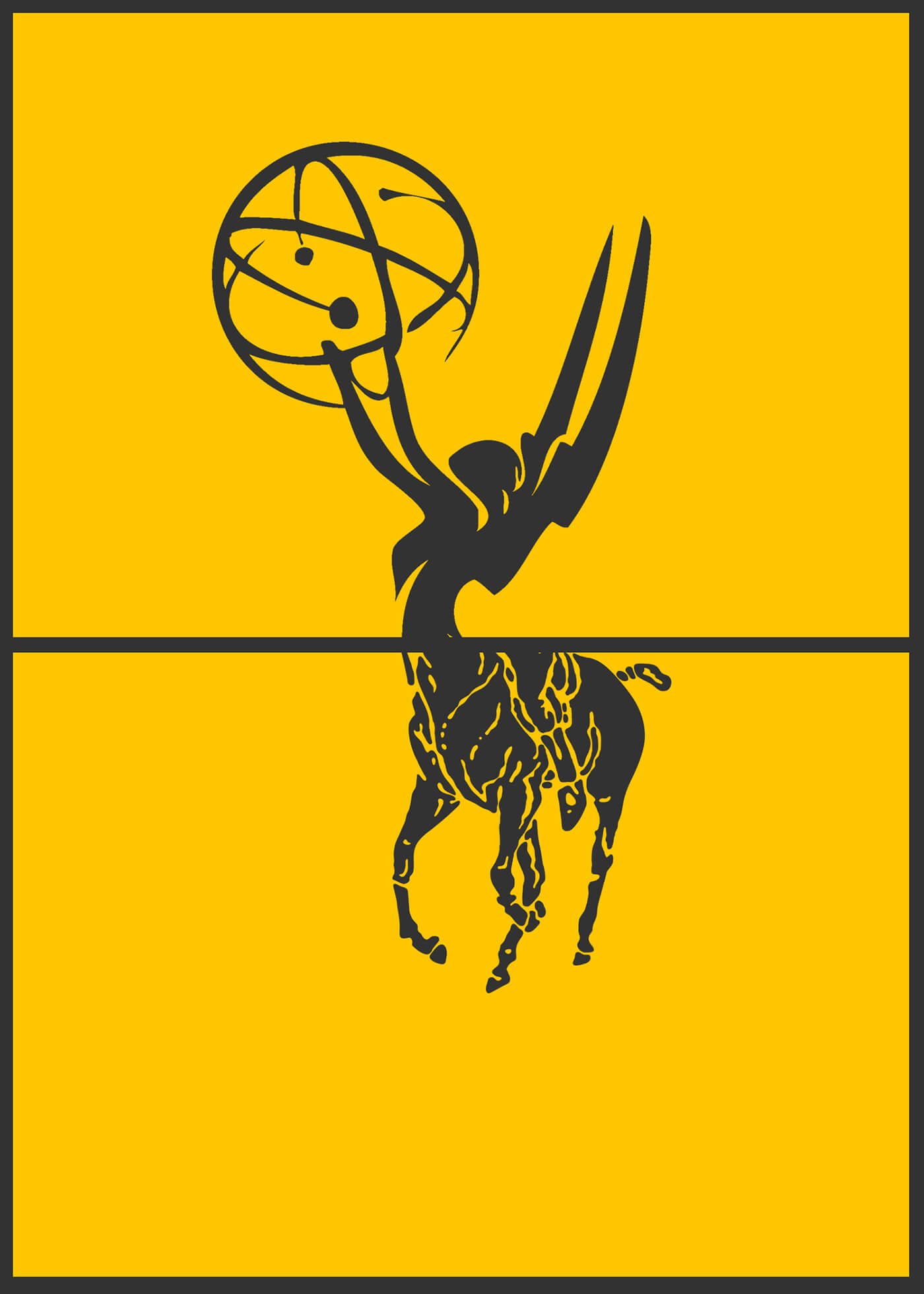 13 Emmy Awards + Polo Ralph Lauren-Logo- Mashup