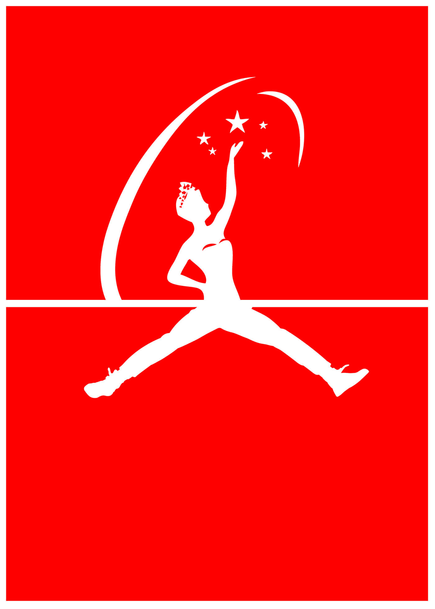 9 Miss Universe + Air Jordan-Logo- Mashup