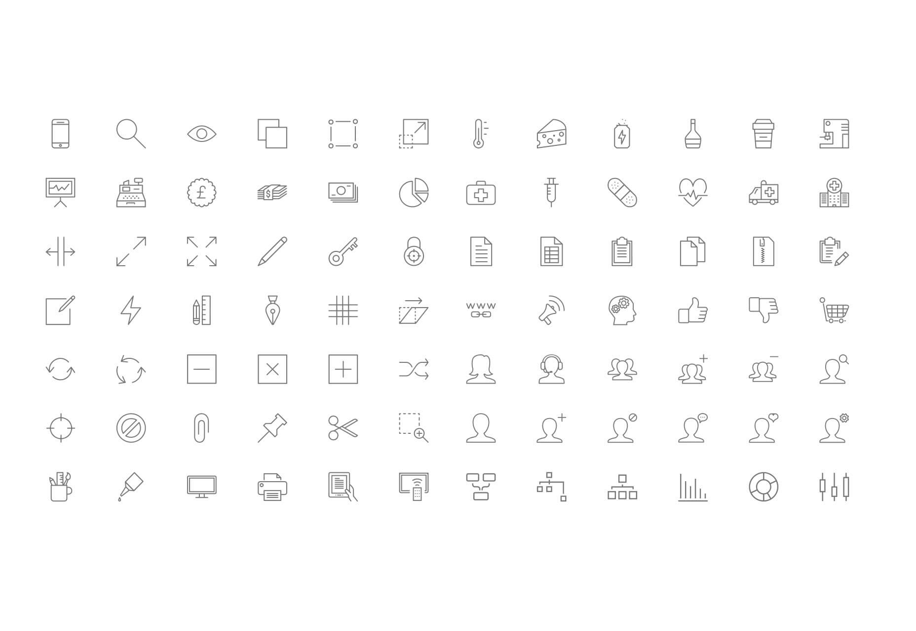 Download Free Line Icons