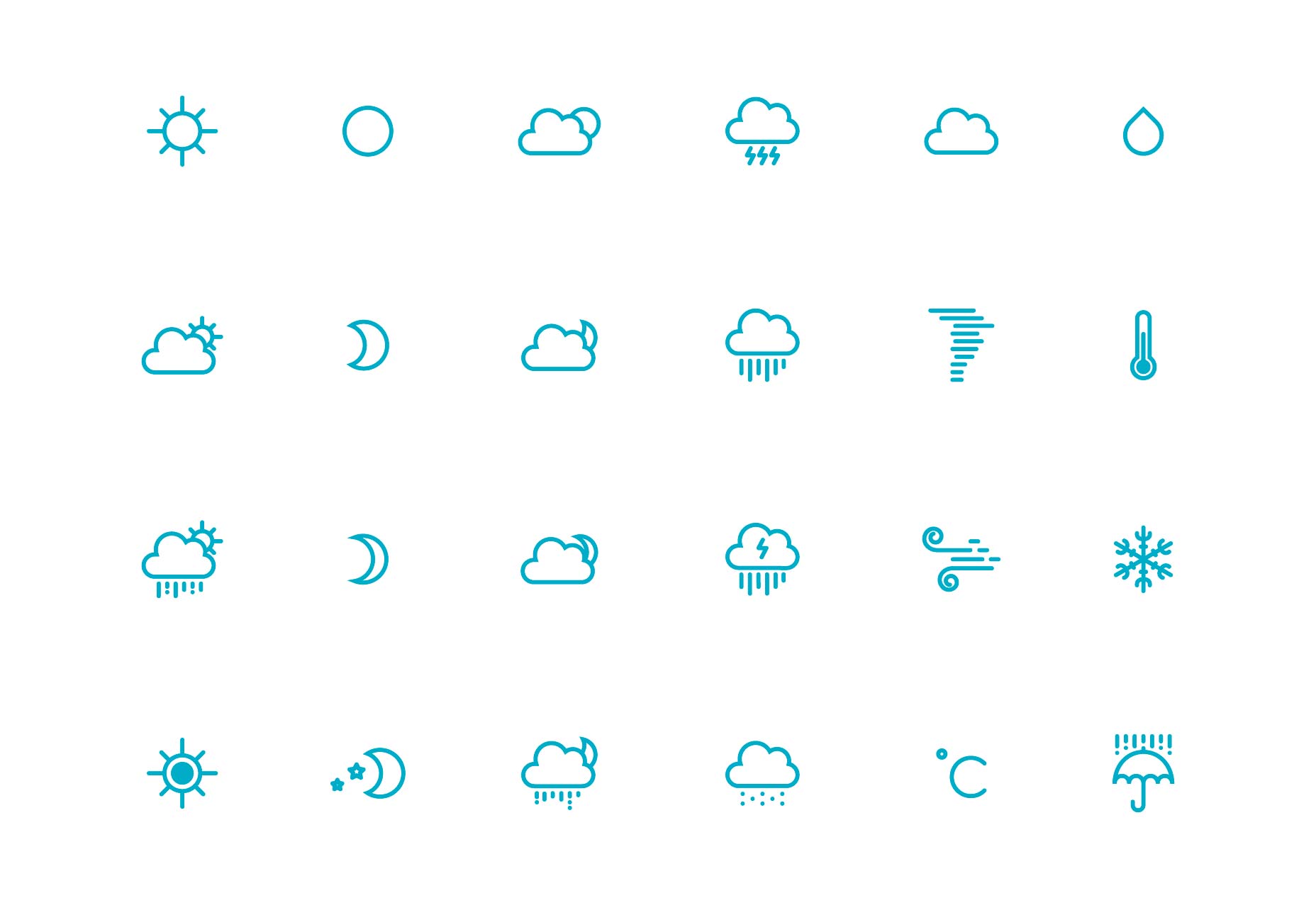 Download Free Weather Icons