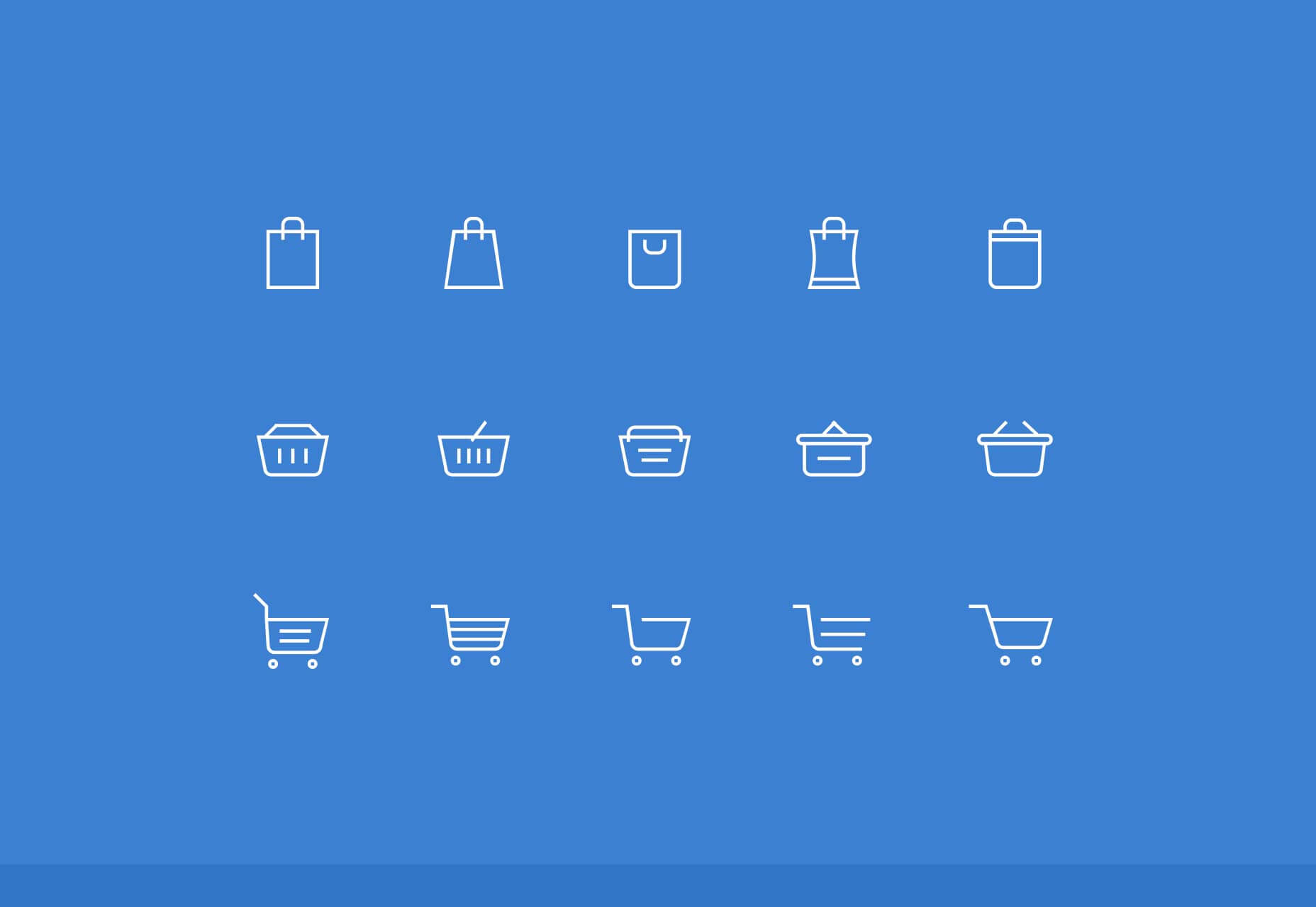 Shopping icons Download free