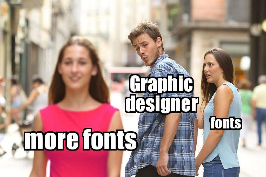 Font typography meme