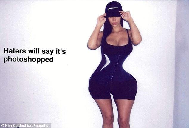 Kim Kardashian haters will say it's photoshop