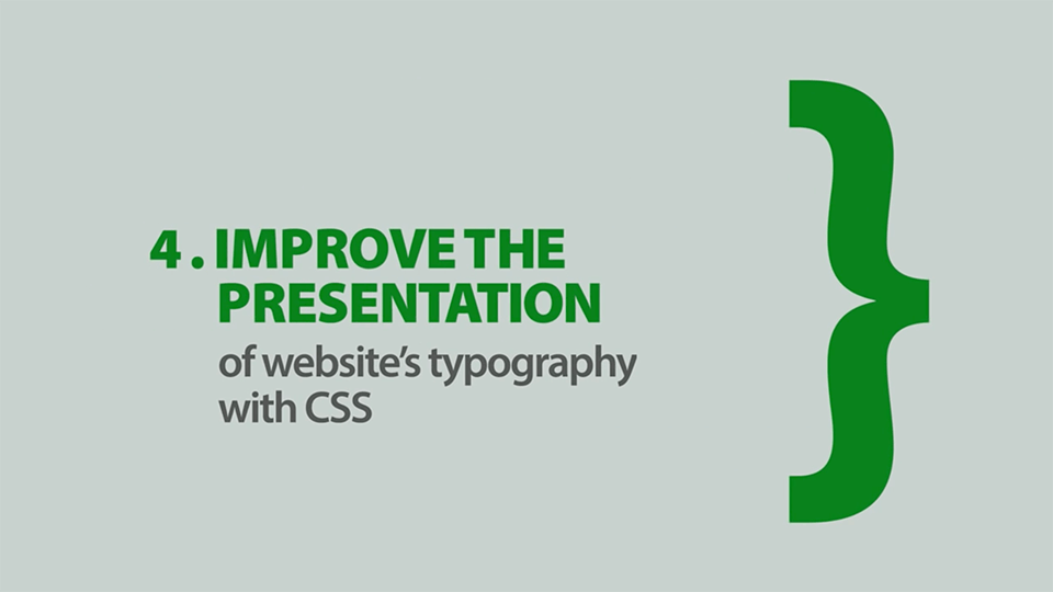 Improve The Presentation-Rules of Typography in Web Design