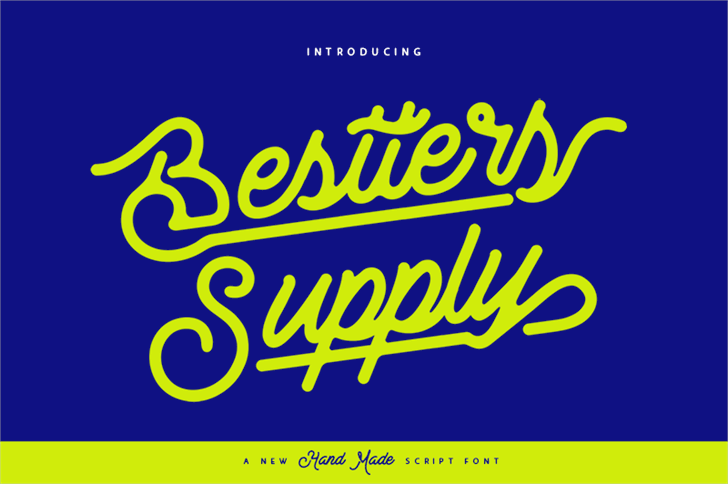 Bestters Supply Demo font