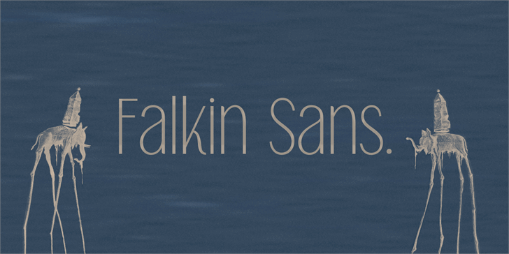 Falkin Sans PERSONAL font