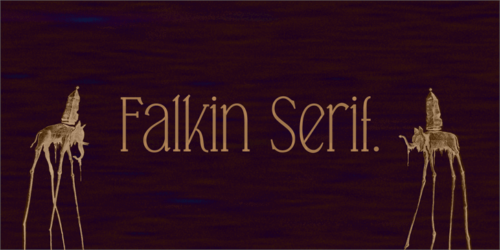 Falkin Serif PERSONAL font