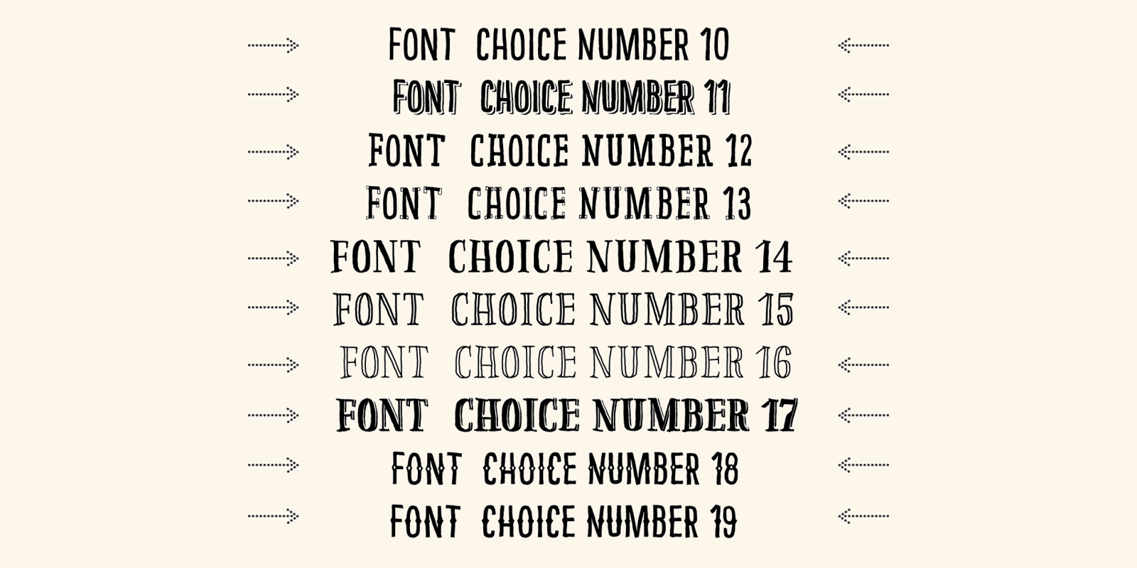Font Choice - Typographic Error