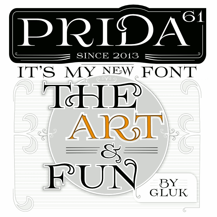 Prida61 font