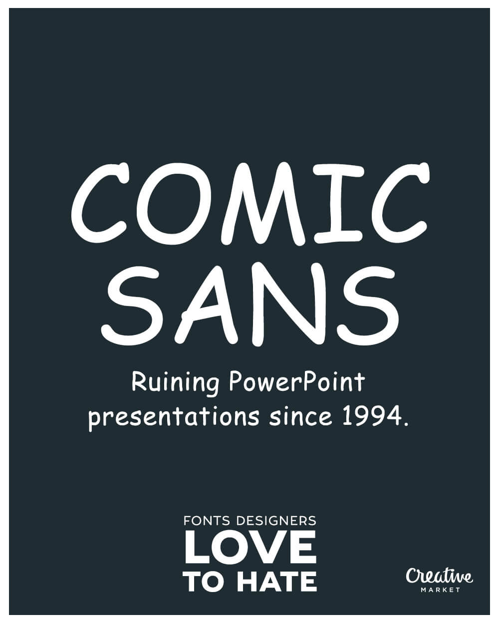 Worst Fonts Ever Comic Sans