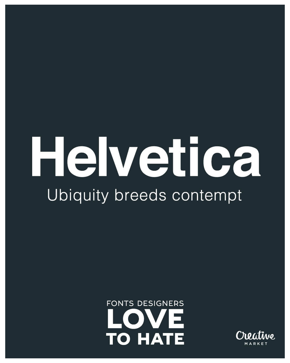 Worst Fonts Ever Helvetica