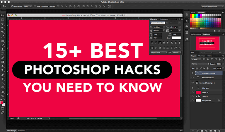 15+ Best Photoshop Hacks You Need to Know