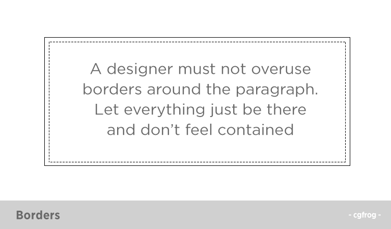 Fronteras-hábitos de un mal diseñador gráfico