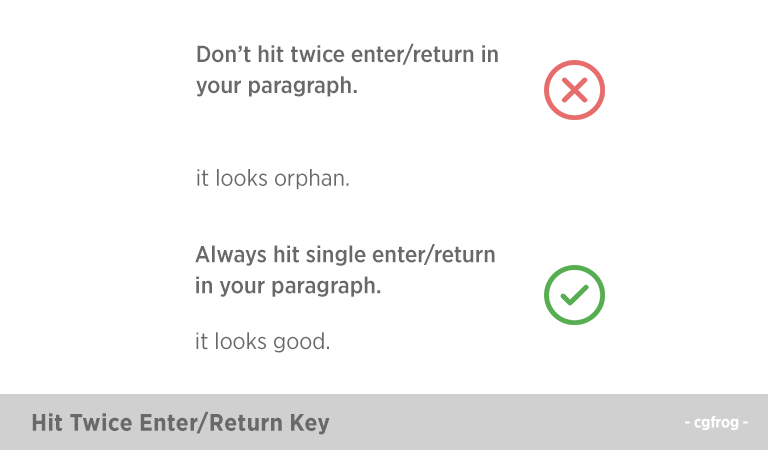 Hit-Twice-Enter-or-Return-Key-errors-Habits of a Bad Graphic Designer