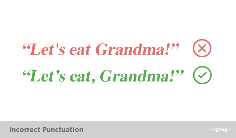 Incorrect-Punctuation-Habits of a Bad Graphic Designer