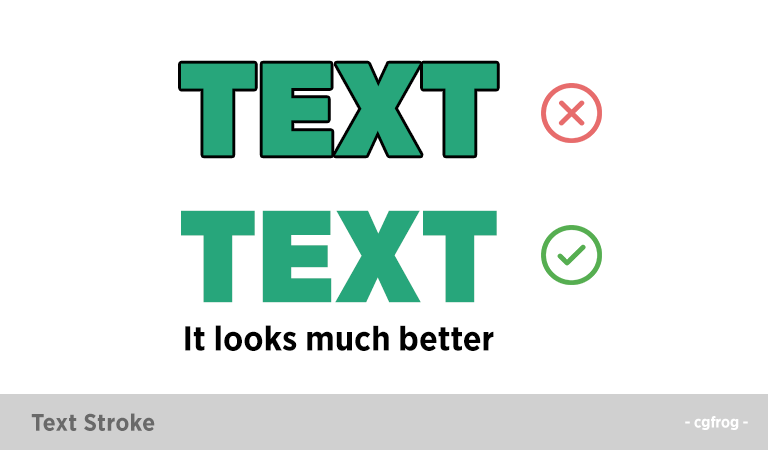 Text-Stroke-Habits of a Bad Graphic Designer