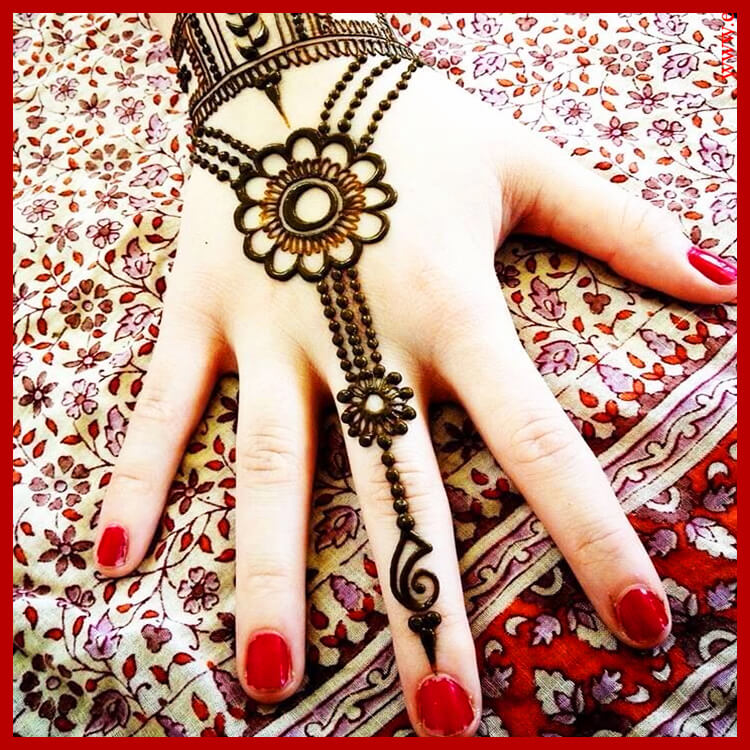 Latest Arabic Mehandi Designs (मेहंदी डिजाइन)