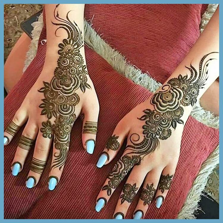 Latest Pakistani Mehandi Designs (मेहंदी डिजाइन)