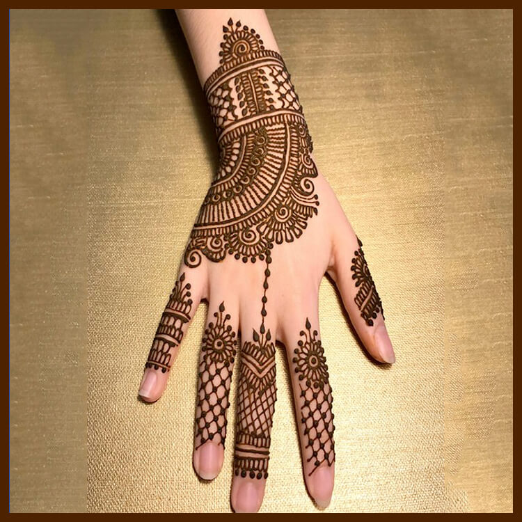 Simple Arabic Mehndi Designs