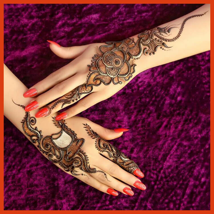 Latest Arabic Mehandi Designs (मेहंदी डिजाइन)