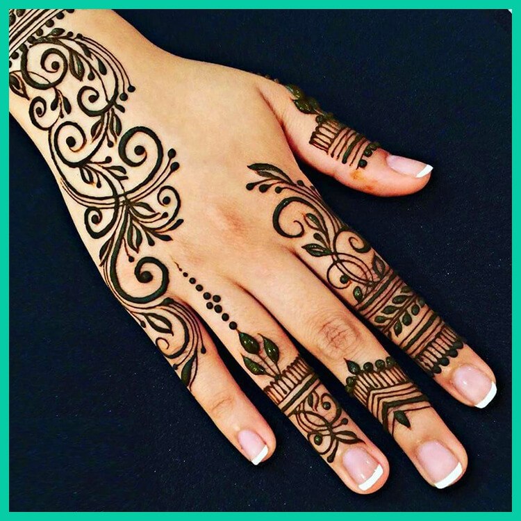 New Hartalika Teej 2021 Mehndi Designs: Easy Arabic Mehandi Design Images  and Indian Henna Patterns To Apply on Front and Back Hands for Hindu  Festival | 🛍️ LatestLY