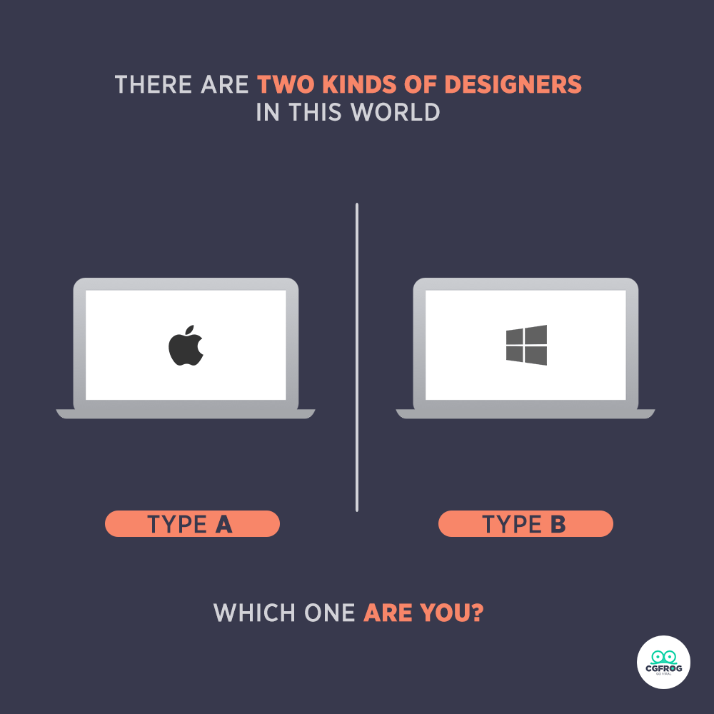 Type of Designers - Apple iOS Mac Lover or Microsoft Windows