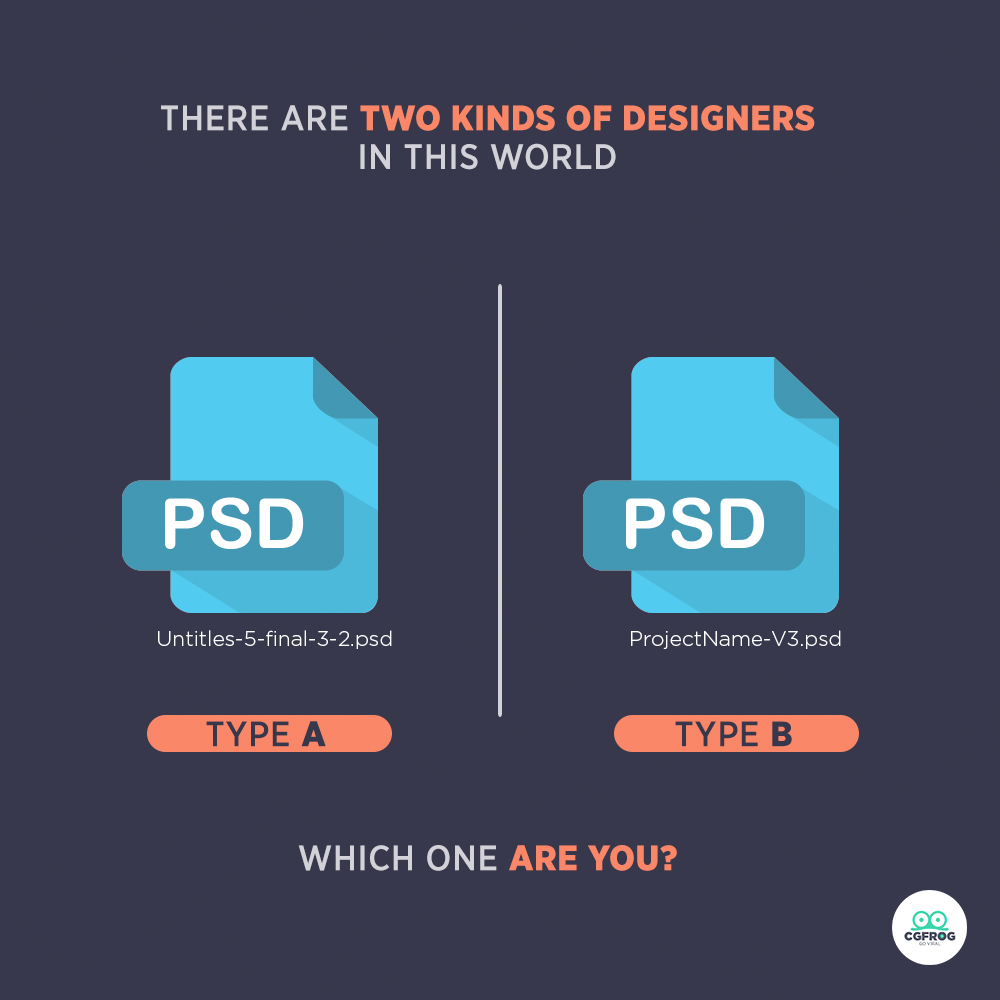 Types of Designers Psd File Naming