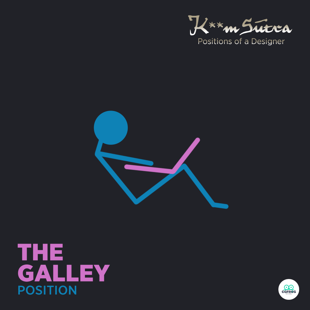 1 The Galley K**m-Sutra positions of a designer