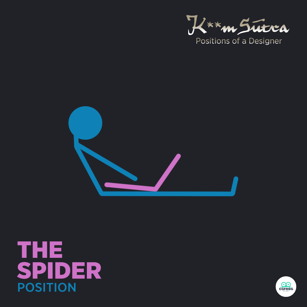 2 The Spider K**m-Sutra positions of a designer