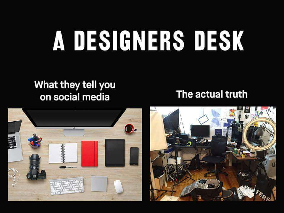 A designer's desk Graphic Design Memes