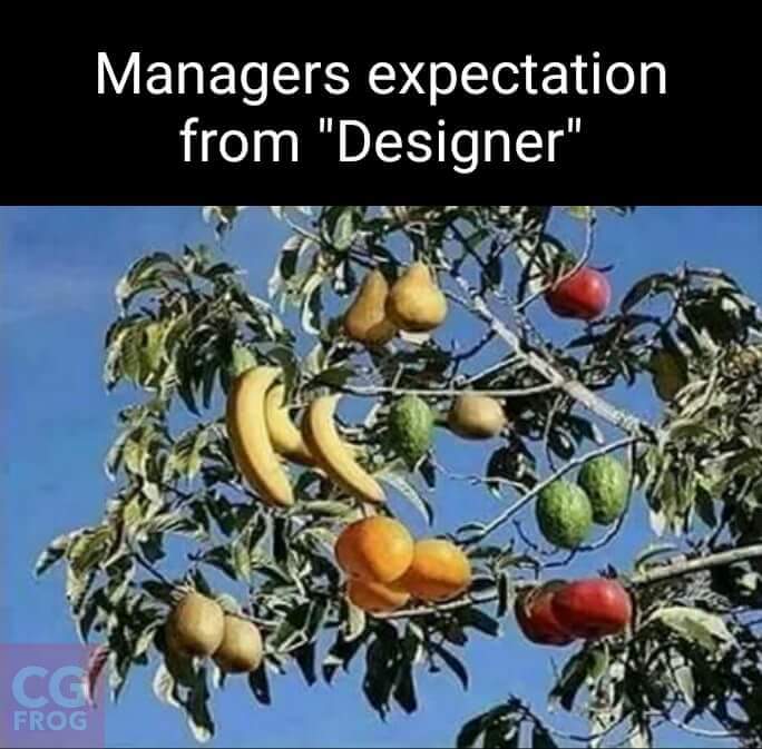 Graphic Design Memes Design Manager's Expectations