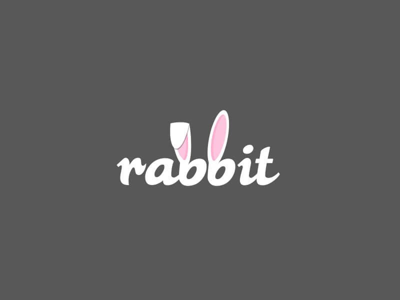 Creative Rabbit Logo Design Examples by Ina Basholli