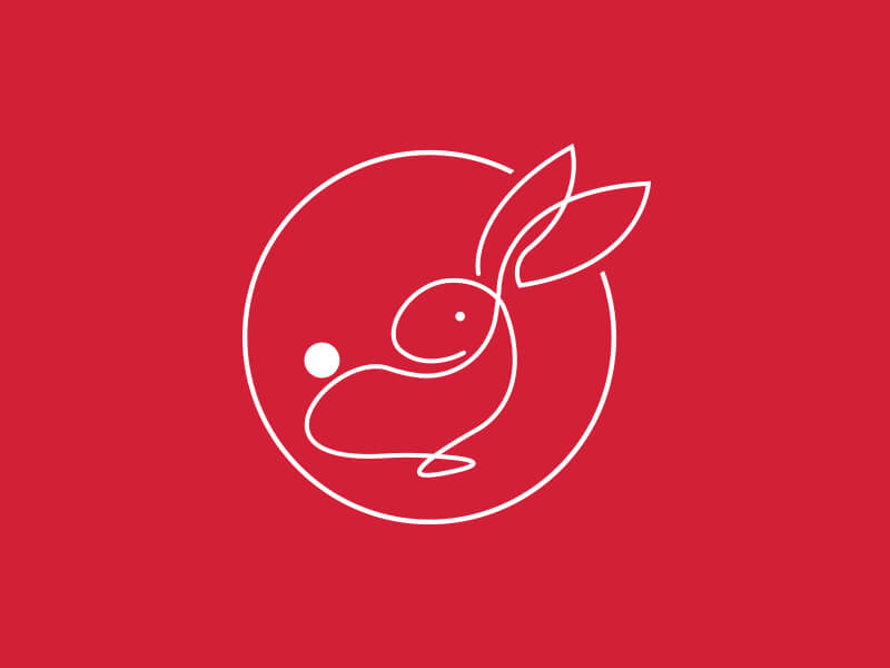 Creative Rabbit Logo Design Examples by Mack Studio