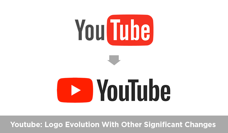 Youtube Logo Evolution With Other Significant Changes Cgfrog