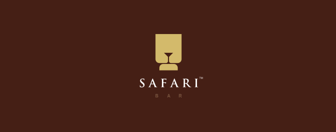 Safari Baar Lion Logo Design Examples